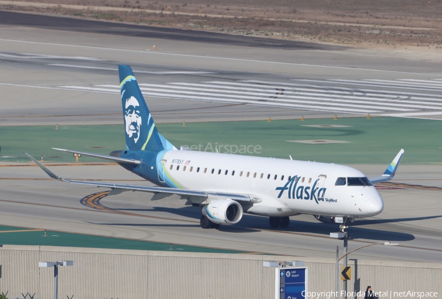 Alaska Airlines (Skywest) Embraer ERJ-175LR (ERJ-170-200LR) (N178SY) | Photo 660442