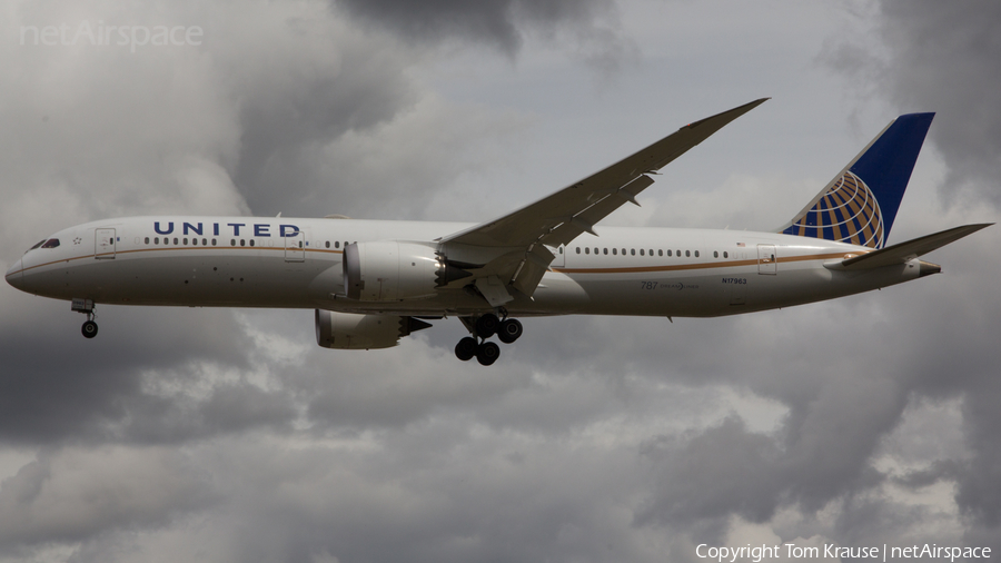 United Airlines Boeing 787-9 Dreamliner (N17963) | Photo 361070