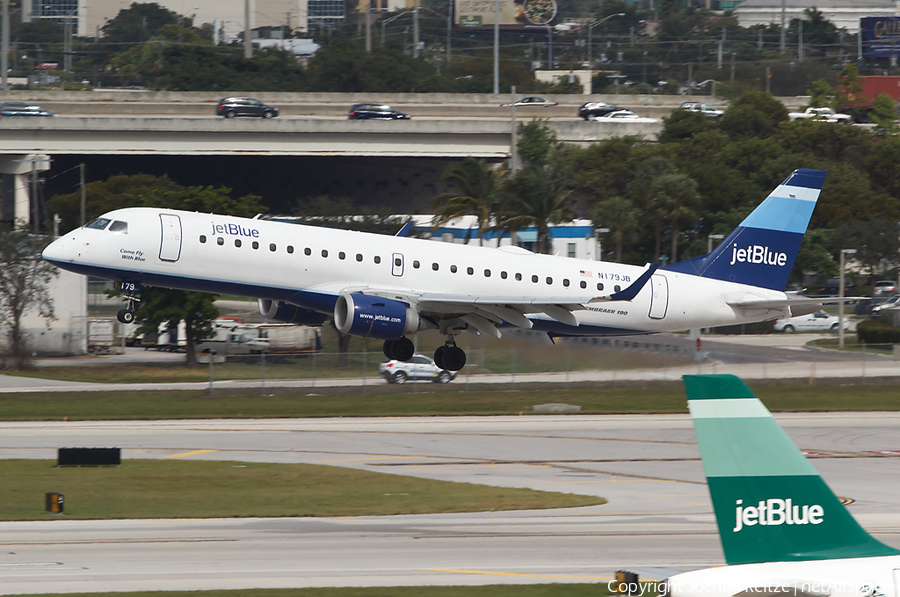 JetBlue Airways Embraer ERJ-190AR (ERJ-190-100IGW) (N179JB) | Photo 21112