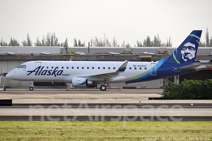 Alaska Airlines (Skywest) Embraer ERJ-175LR (ERJ-170-200LR) (N179SY) | Photo 130182