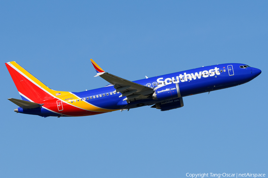 Southwest Airlines Boeing 737-8 MAX (N1801U) | Photo 524262