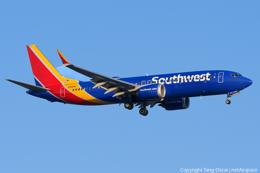 Southwest Airlines Boeing 737-8 MAX (N1809U) | Photo 622502