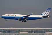United Airlines Boeing 747-422 (N180UA) at  Frankfurt am Main, Germany