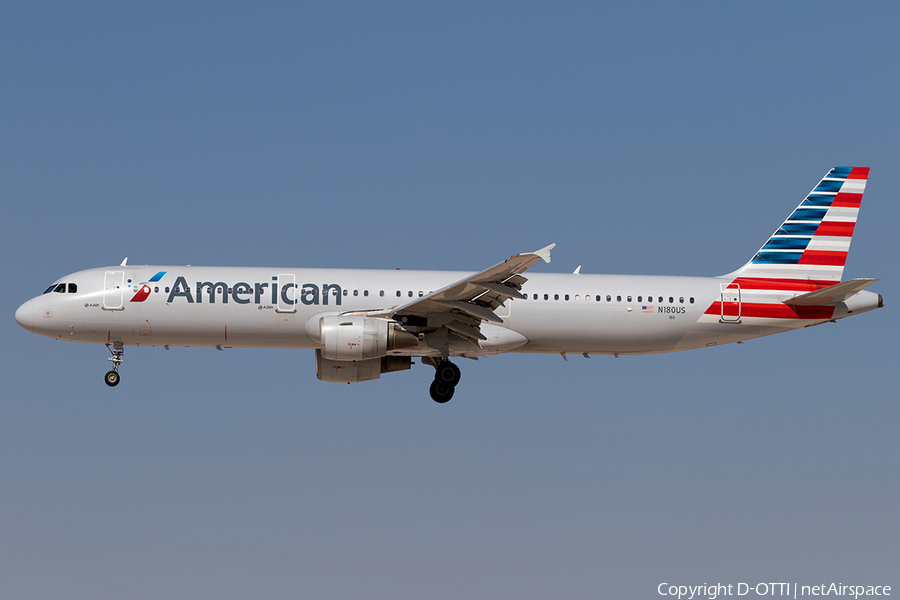 American Airlines Airbus A321-211 (N180US) | Photo 201416