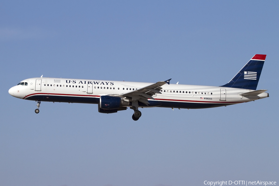 US Airways Airbus A321-211 (N180US) | Photo 425020