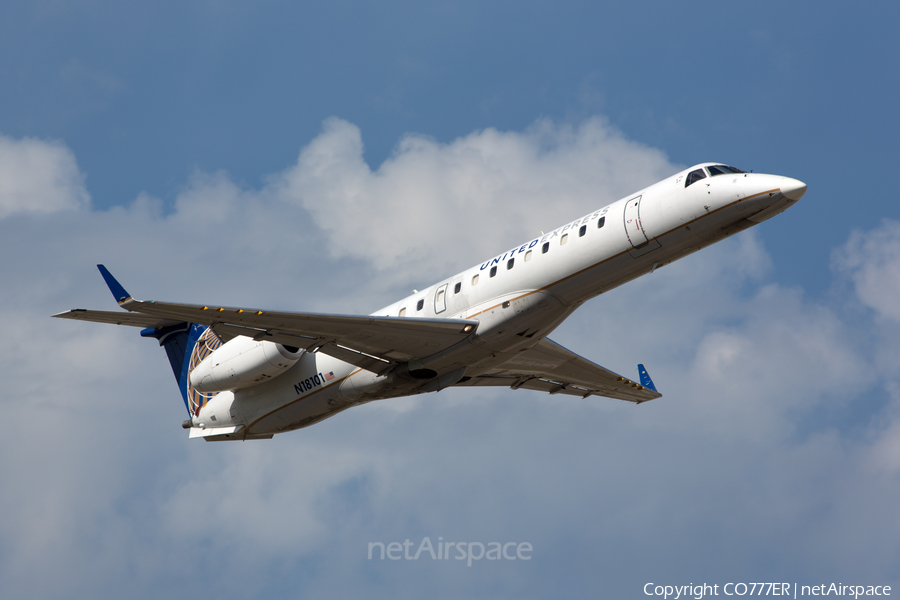 United Express (ExpressJet Airlines) Embraer ERJ-145XR (N18101) | Photo 104710