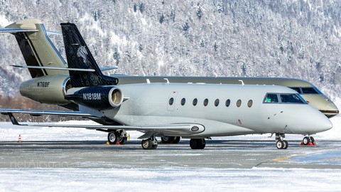 (Private) Gulfstream G200 (N1818M) at  Samedan - St. Moritz, Switzerland