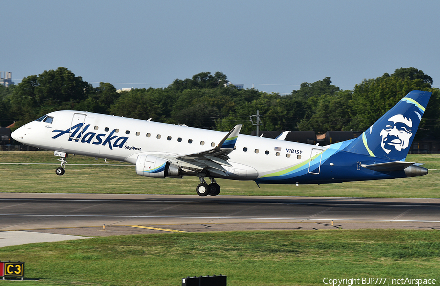 Alaska Airlines (Skywest) Embraer ERJ-175LR (ERJ-170-200LR) (N181SY) | Photo 261327