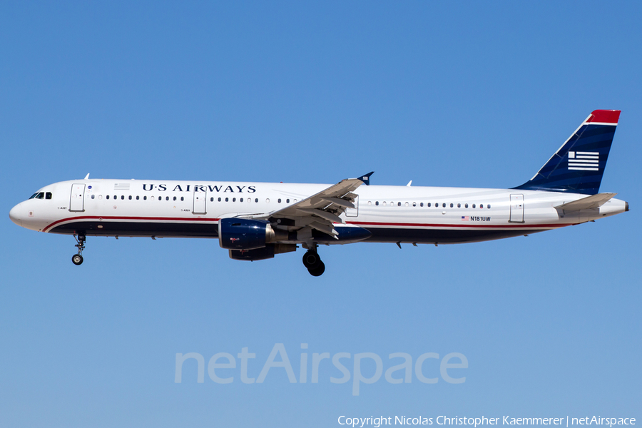US Airways Airbus A321-211 (N181UW) | Photo 127255