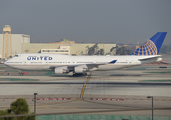 United Airlines Boeing 747-422 (N182UA) at  Los Angeles - International, United States