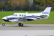 (Private) Beech E90 King Air (N18343) at  Hamburg - Fuhlsbuettel (Helmut Schmidt), Germany