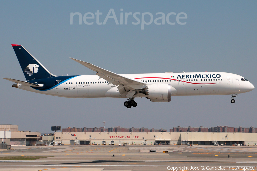 AeroMexico Boeing 787-9 Dreamliner (N183AM) | Photo 238118