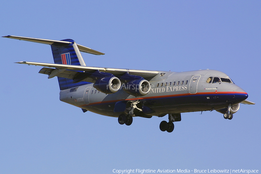 United Express (Air Wisconsin) BAe Systems BAe-146-200A (N183US) | Photo 170469