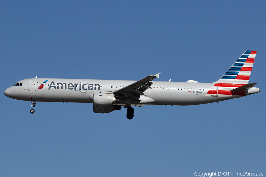 American Airlines Airbus A321-211 (N183UW) | Photo 542880