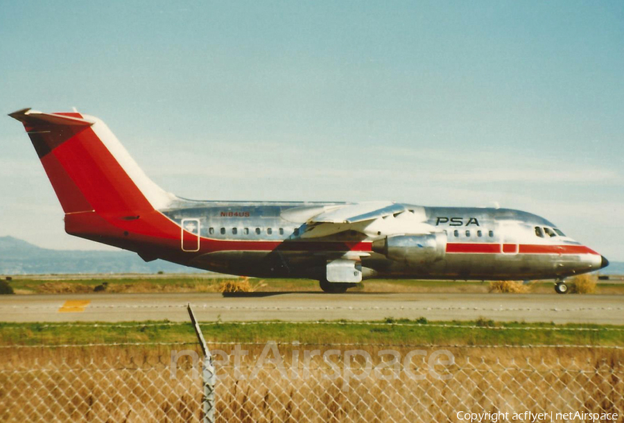 PSA - Pacific Southwest Airlines BAe Systems BAe-146-200A (N184US) | Photo 449689