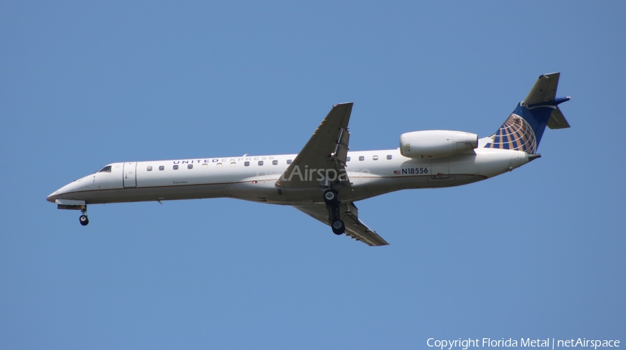 United Express (ExpressJet Airlines) Embraer ERJ-145LR (N18556) | Photo 378503