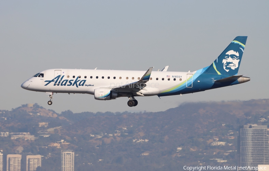 Alaska Airlines (Skywest) Embraer ERJ-175LR (ERJ-170-200LR) (N185SY) | Photo 660448