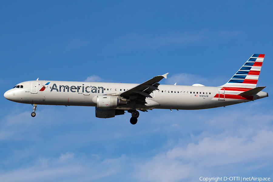 American Airlines Airbus A321-231 (N185UW) | Photo 566687