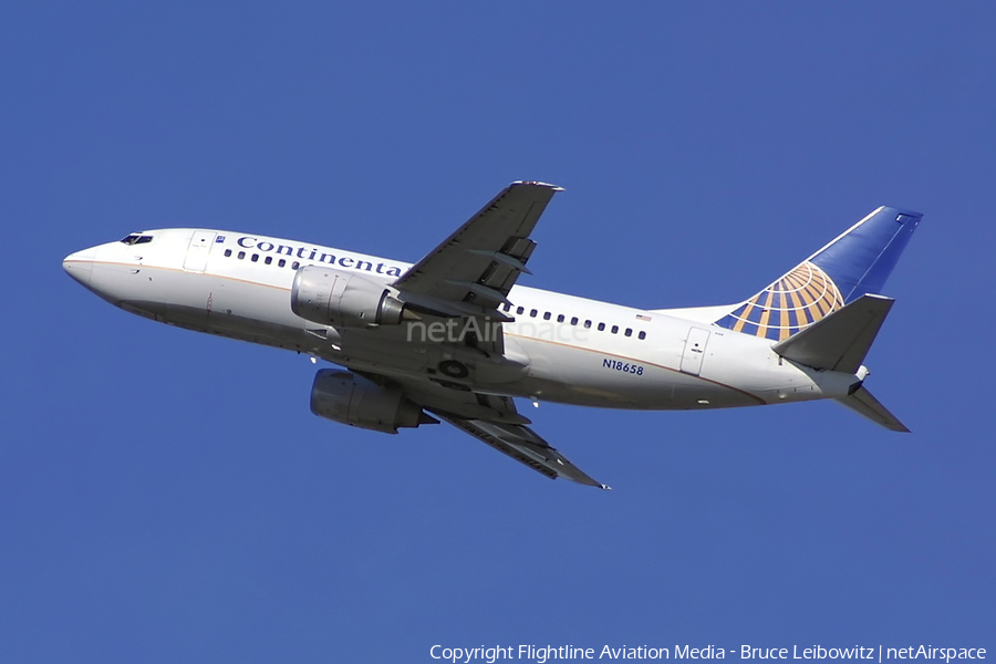 Continental Airlines Boeing 737-524 (N18658) | Photo 182816