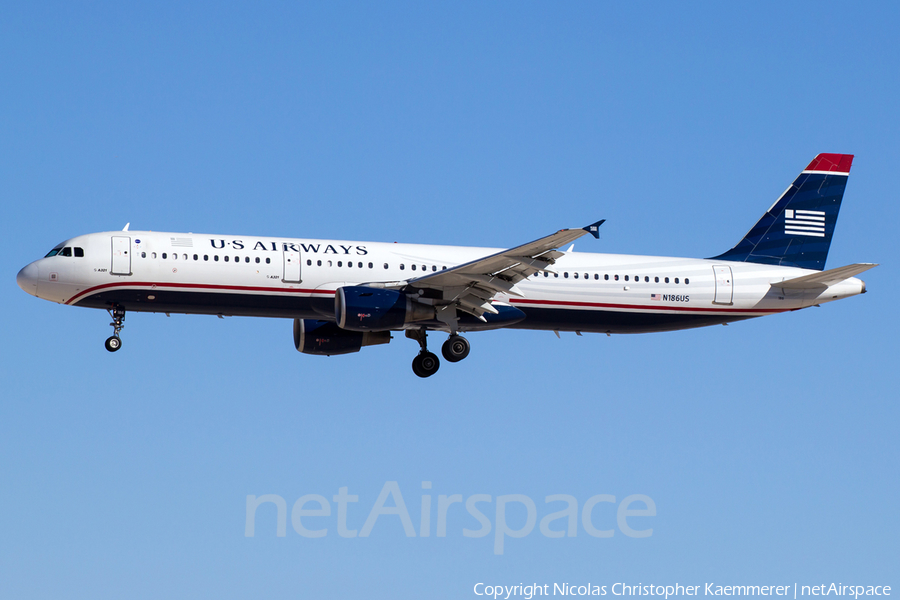 US Airways Airbus A321-211 (N186US) | Photo 127151