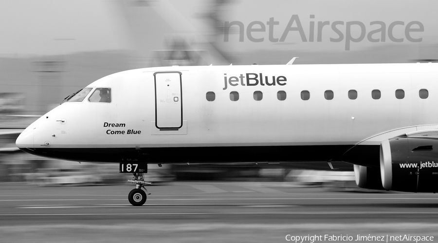 JetBlue Airways Embraer ERJ-190AR (ERJ-190-100IGW) (N187JB) | Photo 12855