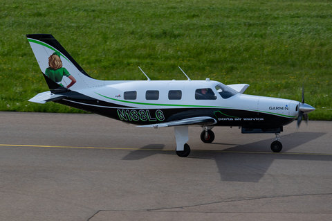 Porta Air Service Piper PA-46-350P Malibu Mirage (N188LG) at  Friedrichshafen, Germany