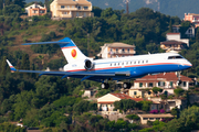 (Private) Bombardier BD-700-1A10 Global Express (N18TM) at  Corfu - International, Greece