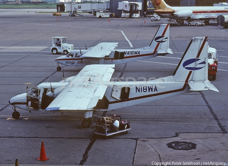 Wings Airways Britten-Norman BN-2A-26 Islander (N18WA) | Photo 216954