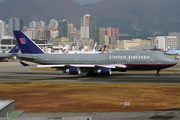 United Airlines Boeing 747-422 (N191UA) at  Hong Kong - Kai Tak International (closed), Hong Kong