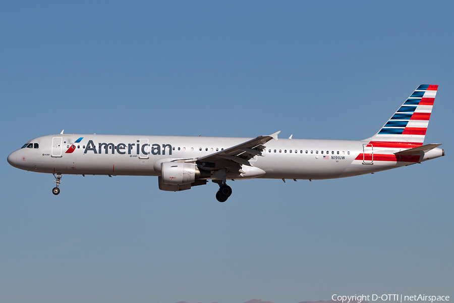 American Airlines Airbus A321-211 (N191UW) | Photo 138629