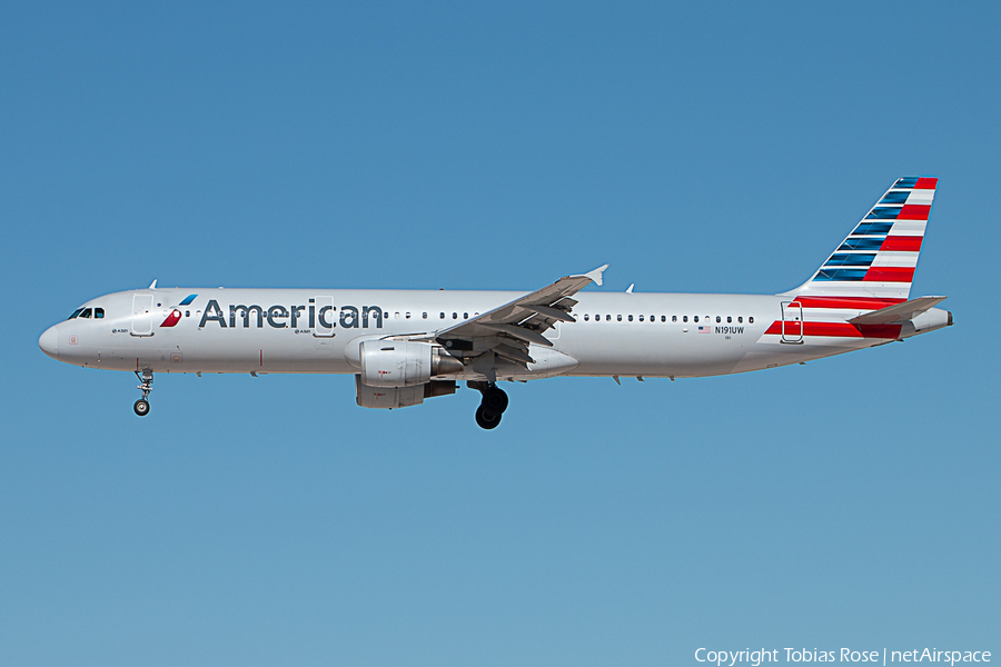 American Airlines Airbus A321-211 (N191UW) | Photo 275127