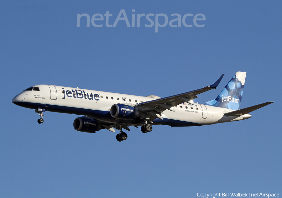 JetBlue Airways Embraer ERJ-190AR (ERJ-190-100IGW) (N192JB) | Photo 424188