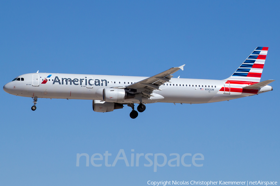 American Airlines Airbus A321-211 (N192UW) | Photo 127234