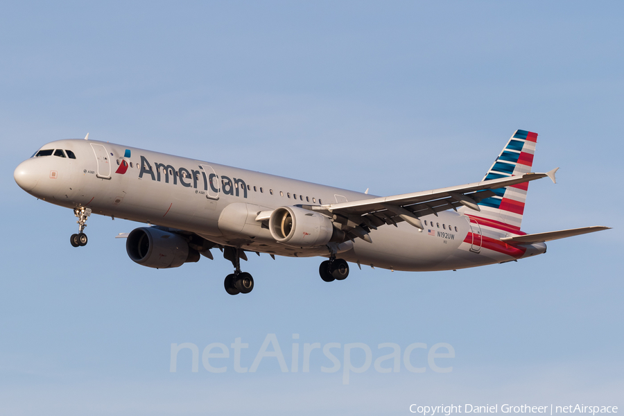 American Airlines Airbus A321-211 (N192UW) | Photo 255031