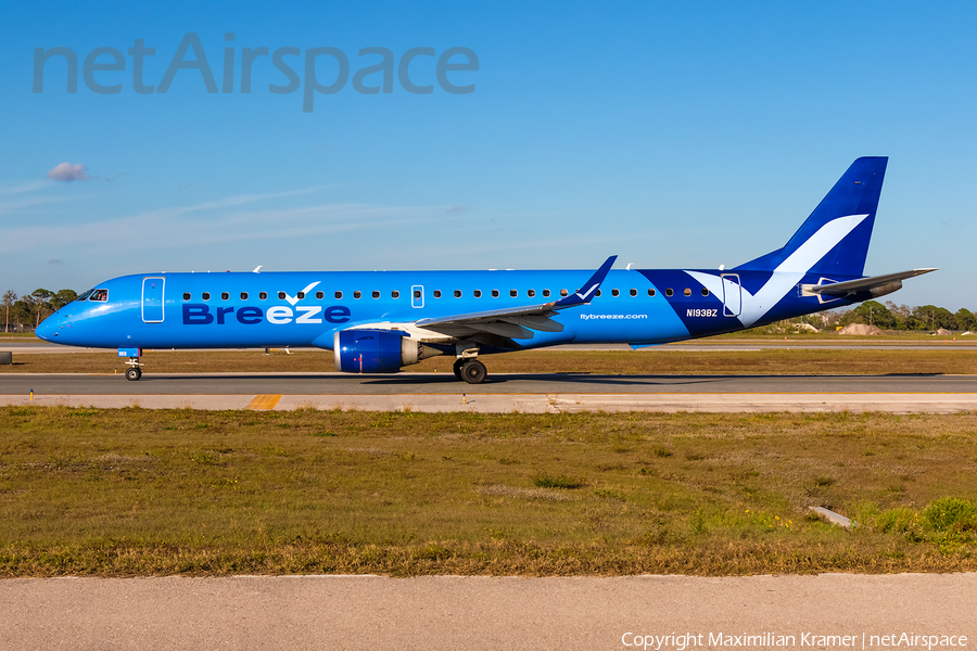 Breeze Airways Embraer ERJ-195AR (ERJ-190-200 IGW) (N193BZ) | Photo 603353