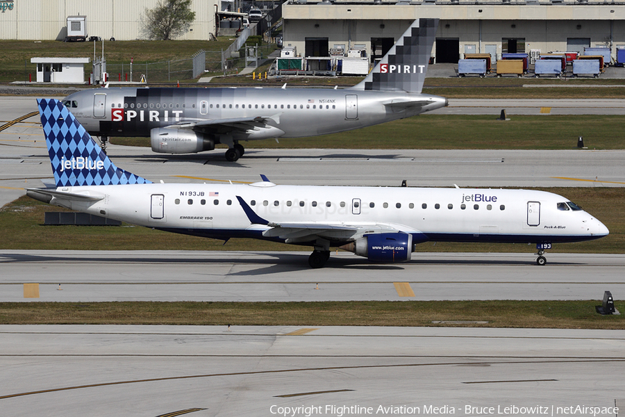 JetBlue Airways Embraer ERJ-190AR (ERJ-190-100IGW) (N193JB) | Photo 88030