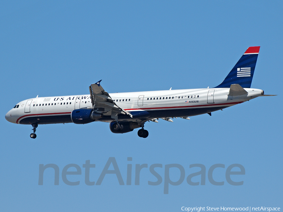 US Airways Airbus A321-211 (N193UW) | Photo 49495