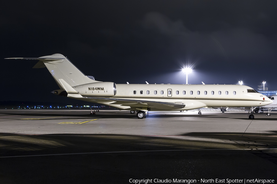 (Private) Bombardier BD-700-1A10 Global Express XRS (N194WM) | Photo 98303