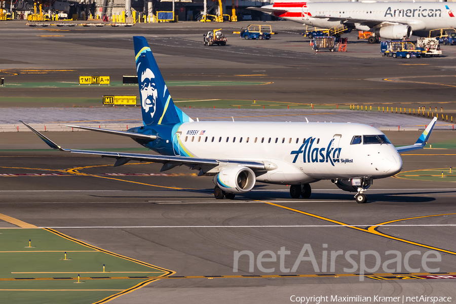 Alaska Airlines (Skywest) Embraer ERJ-175LR (ERJ-170-200LR) (N195SY) | Photo 503126