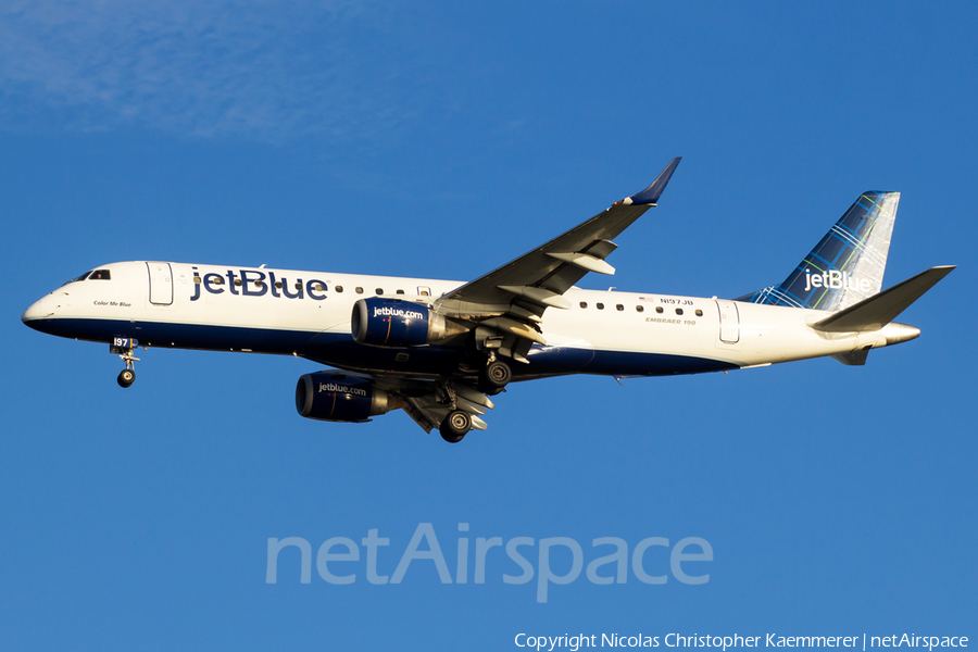 JetBlue Airways Embraer ERJ-190AR (ERJ-190-100IGW) (N197JB) | Photo 158729