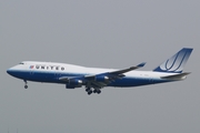 United Airlines Boeing 747-422 (N198UA) at  Frankfurt am Main, Germany