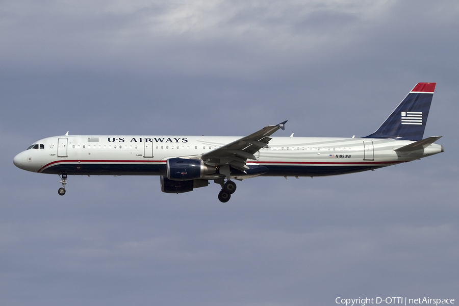 US Airways Airbus A321-211 (N198UW) | Photo 426242