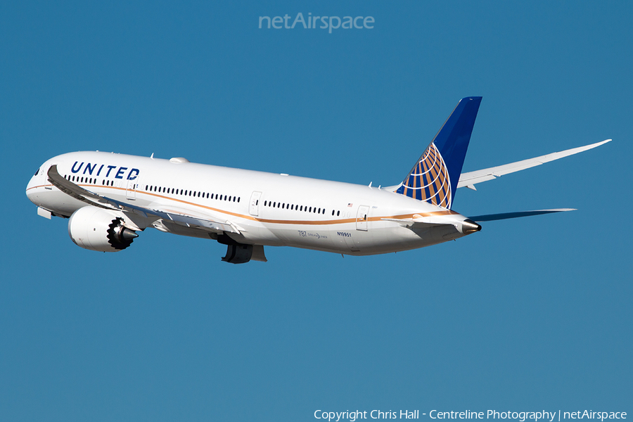 United Airlines Boeing 787-9 Dreamliner (N19951) | Photo 99461