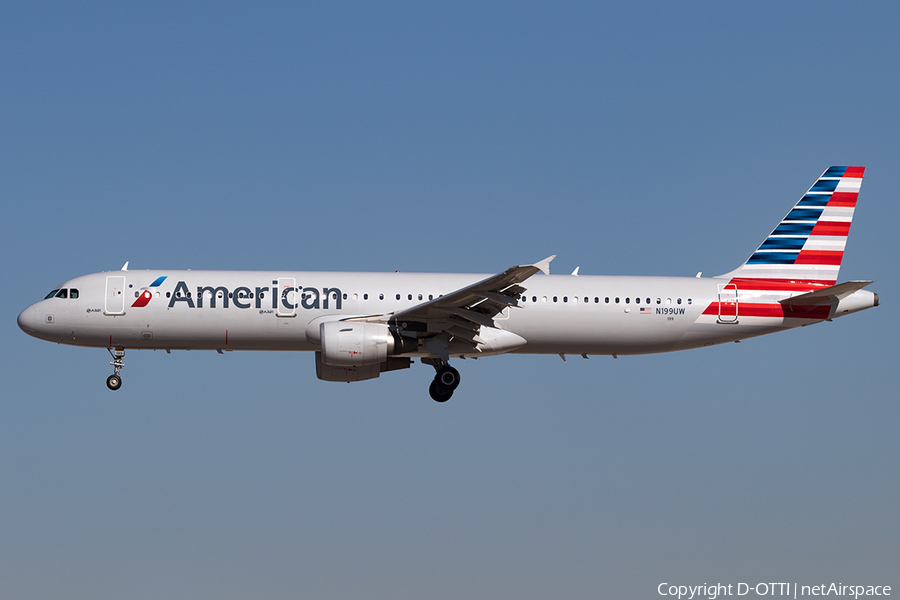 American Airlines Airbus A321-211 (N199UW) | Photo 136094