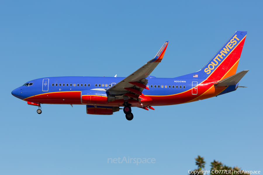 Southwest Airlines Boeing 737-7H4 (N200WN) | Photo 194931