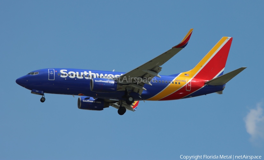 Southwest Airlines Boeing 737-7H4 (N200WN) | Photo 609713