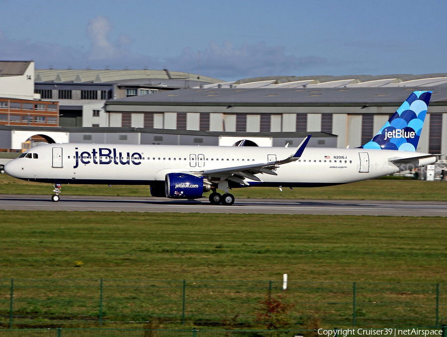 JetBlue Airways Airbus A321-271NX (N2016J) | Photo 379798