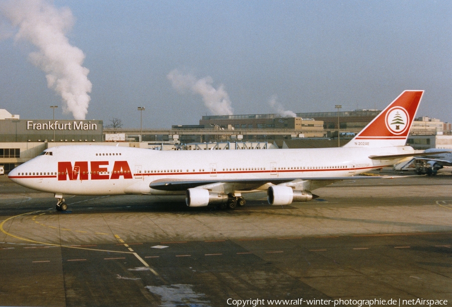 MEA - Middle East Airlines Boeing 747-2B4B(M) (N202AE) | Photo 469448