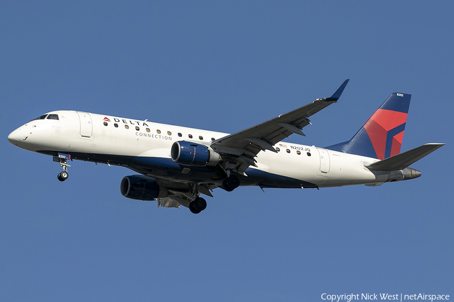 Delta Connection (Republic Airlines) Embraer ERJ-175LR (ERJ-170-200LR) (N202JQ) | Photo 417904