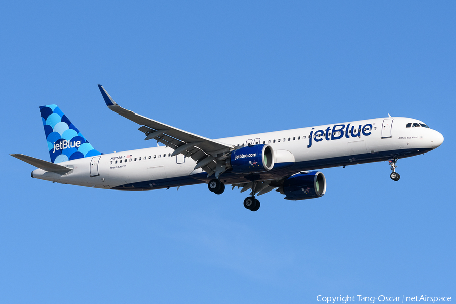 JetBlue Airways Airbus A321-271NX (N2038J) | Photo 501836